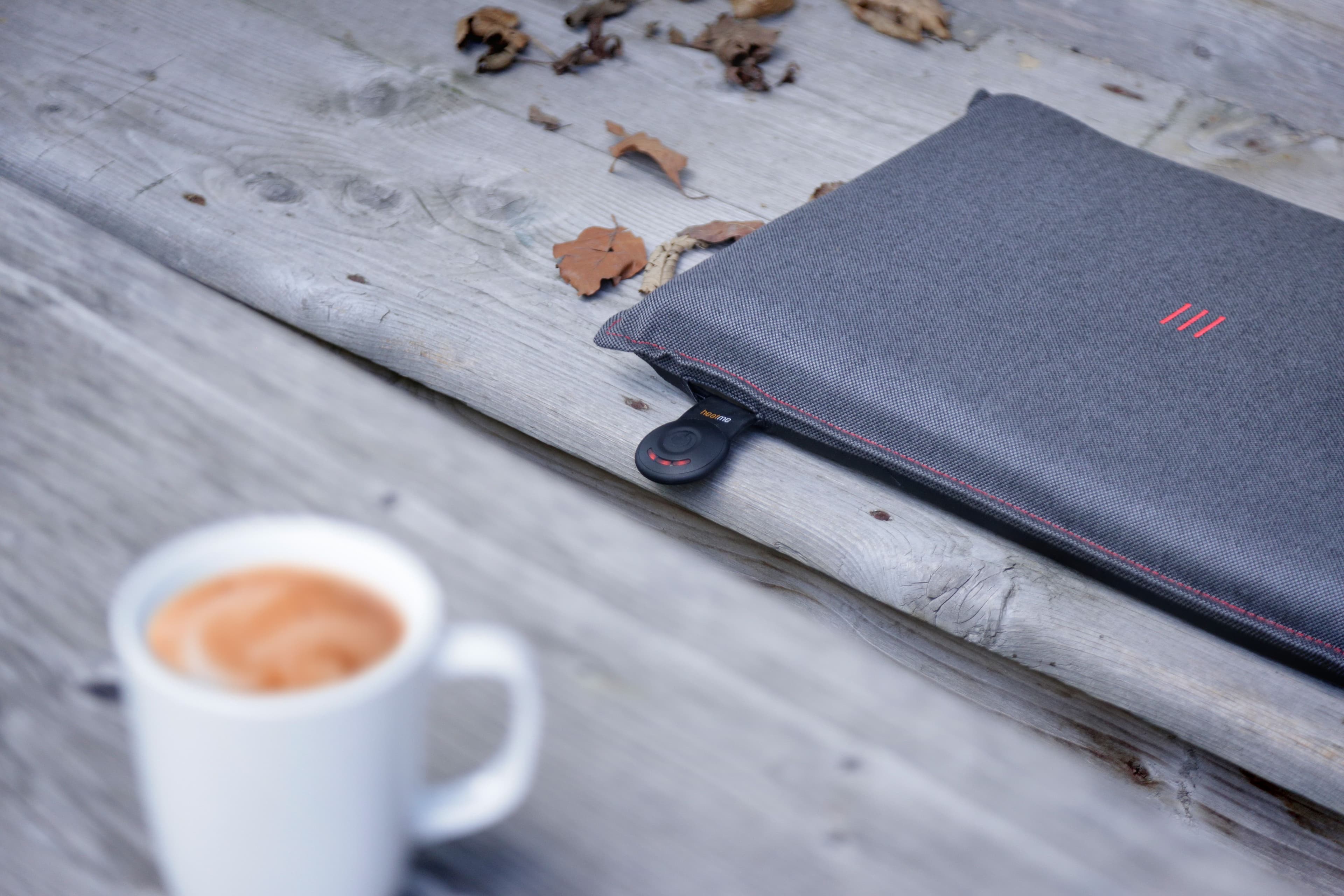 heatme Heizkissen – kabelloses Sitzheizkissen im Außeneinsatz